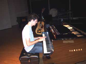 Rick on grand piano